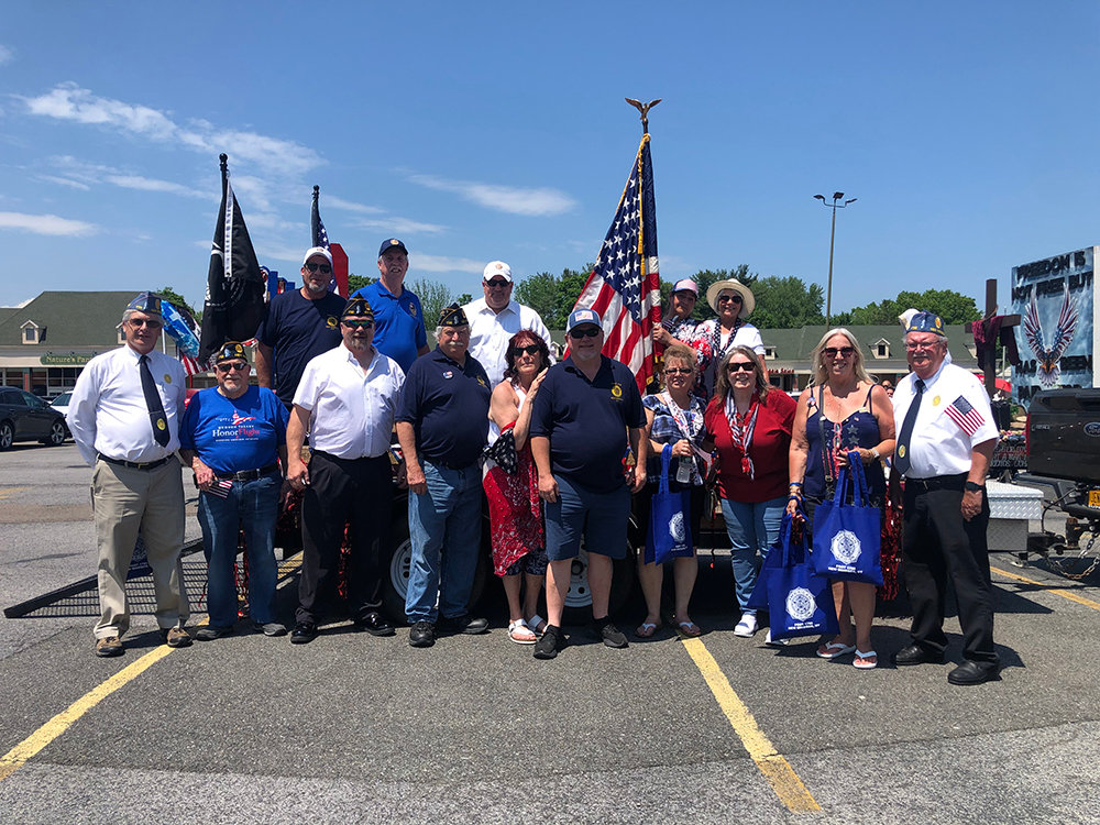 American Legion Post 1796 members wish town residents a happy Memorial Day.